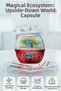 Clemento-Ni Licensed Ecosystem World Capsule Toy Building Kit with Reverse Face Design and Real Plant Growing Feature