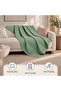 100% Cotton 150X200 cm Waffle Patterned, Pique Bed & Sofa Cover - 5