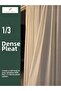 Silver Glitter Cordone Striped Tulle Off-White 1/3 Dense Pleats - 2