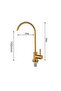 Water Purification Tap Dark Matte Gold Product New Built-In Model Imported 7 Years Warranty - 5