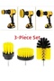Practical 3-Piece Drill Bit Bathroom Bathtub Shower Cabin Car Wheel Seat Washing Cleaning Brush - 7