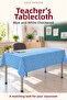 Blue and White 15-Piece Elastic Tablecloth, 100X140 cm Teacher Tablecloth Gift - 5