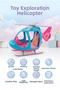 Mannequin Doll Licensed Exploration Helicopter 45 cm 2-Person Movable Educational Toy Helicopter - 3