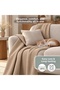 100% Cotton 240X260 cm Premium Waffle Pattern Pique Blanket & Bedspread - 6