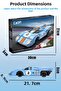 Azure Storm Light Blue Race Car with 266 Pieces Blocks 2.4Ghz Remote Control - Bluetooth Controlled Via Mobile App Bpa-Free Quality Abs Plastic Technical Building Blocks Toy Set - 5