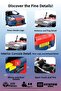 Citroen C4 Wrc Licensed Race Car with 329 Pieces Blocks 2.4Ghz Remote Control - Bluetooth Controlled Via Mobile App Bpa-Free Quality Abs Plastic Technical Building Blocks Toy Set - 3