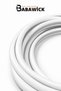 Wooden Door Weatherstrip White Sound, Heat, and Light Reduction Insulation Seal with Side Tabs 25 Meters - 7