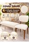 Bohemian New Model Chair Cover Jacquard Chickpea Pattern