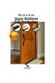 1 Piece Adhesive under Door Threshold Sponge 90 cm Thin Foam Cold Weather and Wind Insulation Strip, Sound, Dust, Pest and Insect Blocker Practical Door Seal, Heat-Saving Insulation Solution - 6