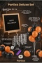 Halloween Halloween Decoration Deluxe Set Black Felt Letter Board with Stand Pump Balloon Chain 7-Piece Transparent Balloon Stand - 2