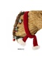 Christmas Ornament Deer Head Wicker Small Size Brown 25 cm - 2