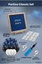 Space Themed Birthday Decoration Classic Set Dark Blue Felt Letter Board with Stand and Pump Balloon Chain - 2