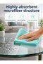 Microfiber Cleaning Cloth for Glass, Mirrors, and Polished Surfaces - Does Not Leave Stains or Traces