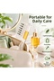5 Pieces Hair Care Oil Application Comb – Ergonomic Handle Serum Comb with Refillable Transparent Chamber Scalp Massager Oil Applicator - 4