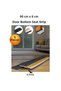5 Pieces Adhesive Under-Door Threshold Sponge 90 cm Thin Foam Cold Weather and Wind Insulation Strip, Sound, Dust, Pest and Insect Blocker Practical Door Seal, Heat-Saving Insulation Solution - 2