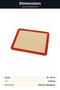 3-Piece Silicone Oven Baking Mat 30X40 cm Silpat Non-Stick Washable Oven Mat - 5