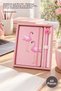 60-Piece Notebook and Pen Set – Flamingo Patterned Notepad and Writing Pen, School Stationery Notebook Pen