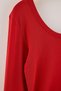 Red U-Neck Knitted Large Size Blouse Tbbaw26Af00112 - 2