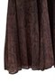 Brown Snake Pattern Tulle Knitted Plus Size Skirt Tbbaw27Az00021 - 7