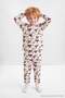 Ecru 100% Cotton Boys' Car Printed Pajama Set Tkdaw27Pt00041 - 2