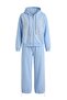 Light Blue Knitted Tracksuit Set Twoaw27Em00017