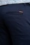 Men's Navy Blue Slim Fit Chino Trousers - 4