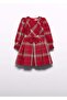 Girl's Red Checkered Dress, Age 4