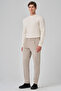 Men's Stone Cotton Trend Corduroy Elastic Slim Fit Trousers - 2