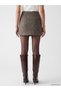 Quality Pieces from Çelebi Store: Mini Tweed Skirt with Zipper at Waist - 6