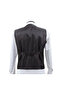 Men's Vest V-Neck Beige Plaid 50622 - 6