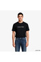 Men's Brand Logo T-Shirt, Suitable for Daily Use, Black