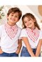 Red Scarf Bandana with Turkish Flag and Turkey Written Unisex 52*53 cm