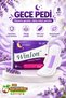 Wide Winged Negative Ion Anion Pad Nighttime Sanitary Pad Purple