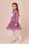 Girl's Hello Kitty Figured Sweatshirt and Tulle Dress Combination - 5