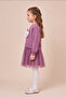 Girl's Hello Kitty Figured Sweatshirt and Tulle Dress Combination - 2