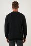 Slim Fit Crew Neck Cotton Pullover Men's Sweatshirt 456201 - 5