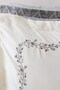 100% Cotton Daphne Embroidered Dowry Muslin Bedspread Duvet Cover Set 9 Pcs. - 3