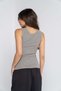 Solid Ribbed Tank Top - 4
