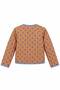 Girl's Ribbon Detailed Patterned Quilted Seasonal Jacket - 2