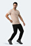 Rivaldo in Men's V-Neck Stone Gray T-Shirt - 8