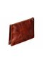 Noctra Brown Leather Clutch – Unisex Handbag with Card Holder, Phone Compartment, and Zippered Inner Pocket - 8
