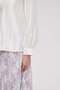 Lace Patterned Blouse with Long Sleeves - 6