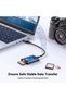 قارئ بطاقات USB 3.0 A ثنائي الوظائف، طول الكابل: 15 سم، لون رمادي - 6