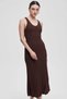 Sleeveless Solid Long Dress - 5