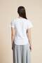 Solid Round Neck Short Sleeve Blouse - 7
