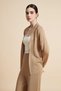 Cropped Plain Jacket with Long Sleeves - 4