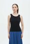 Solid Ribbed Tank Top - 5
