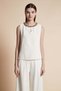 Plain Sleeveless Blouse - 5