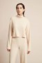 Solid High Neck Long Sleeve Top - 2