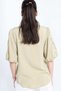 Short Sleeve Button-Front Blouse - 5